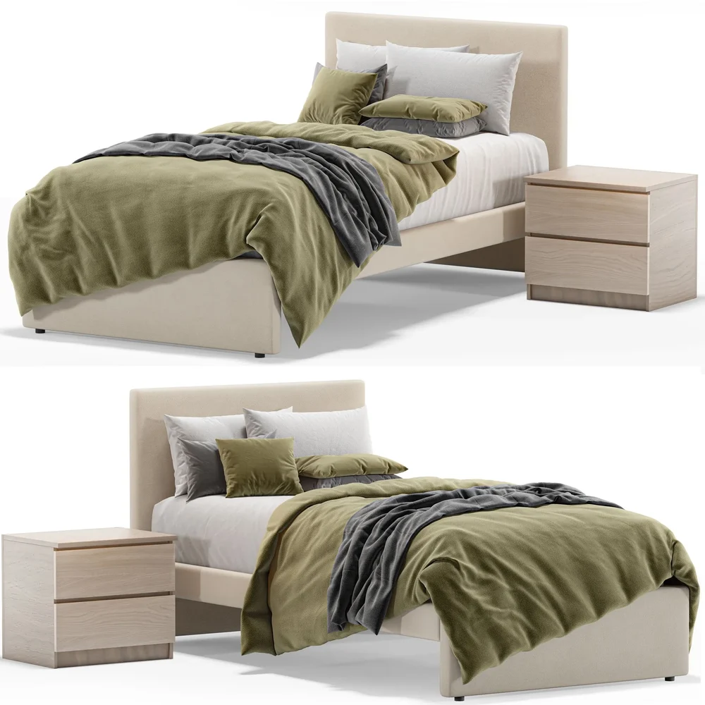 Bed Ikea Upholsteredbed Gladstad