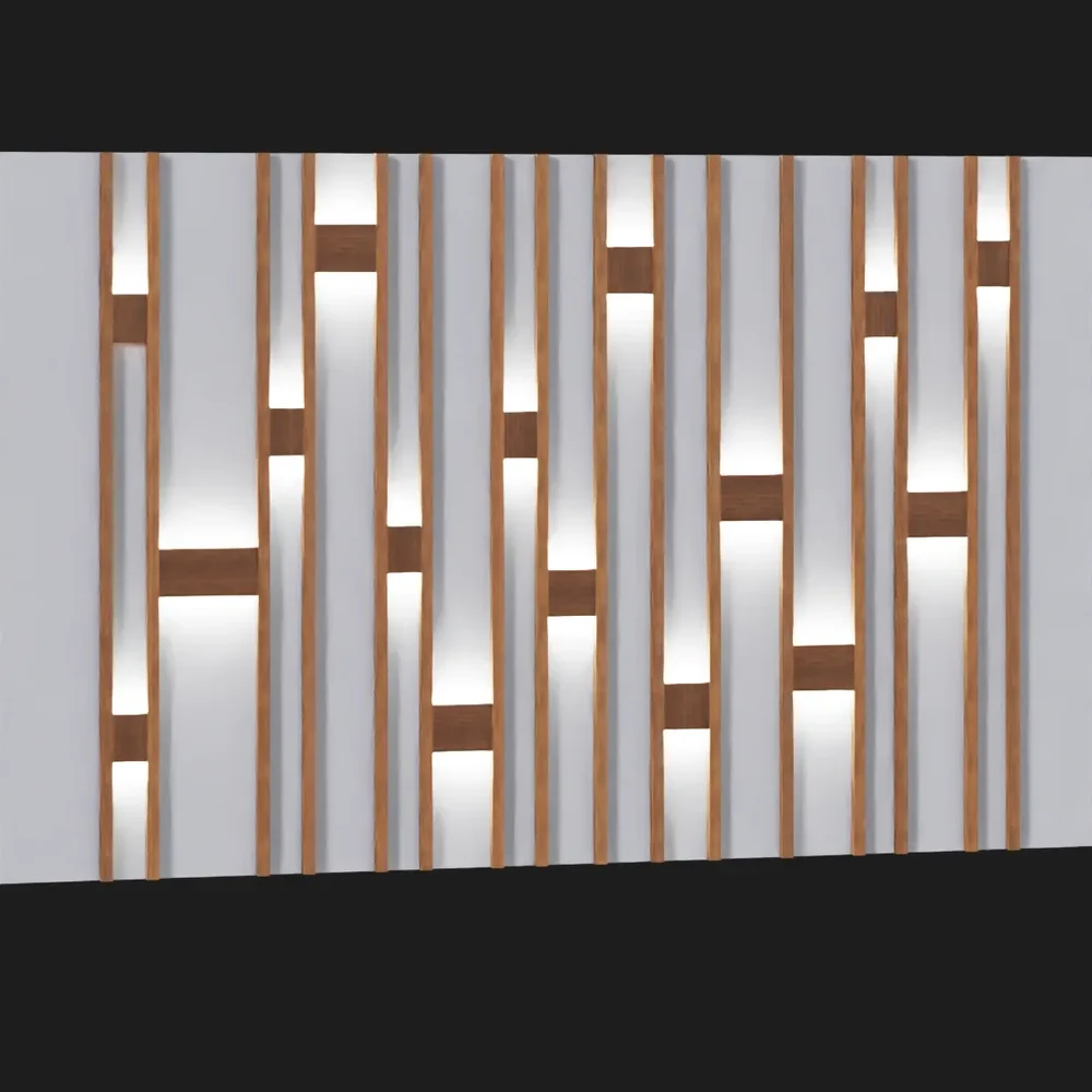 Wood Panels W/Light