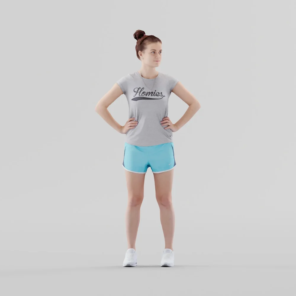 Girl In Sportswear