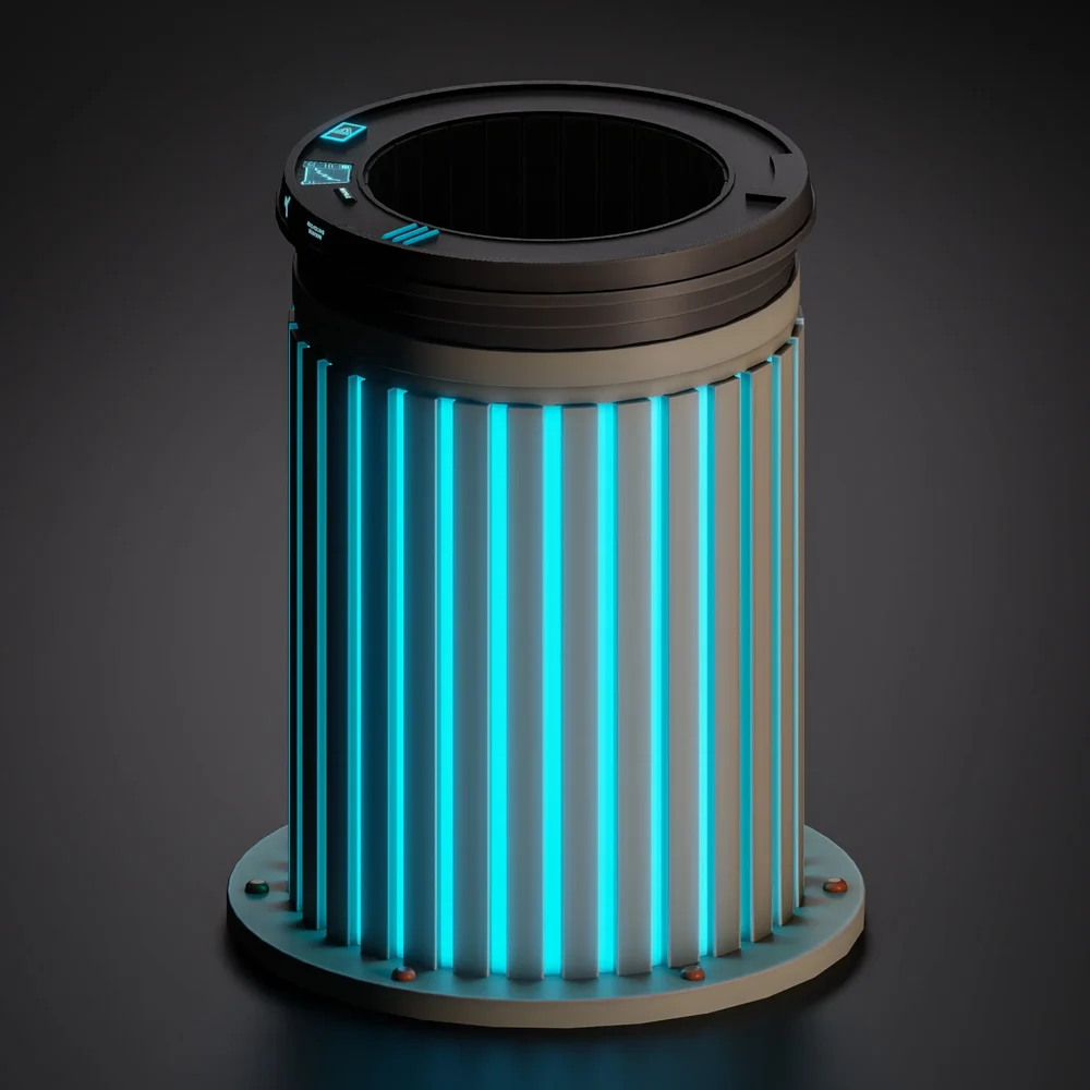 Sci-Fi Trash Bin