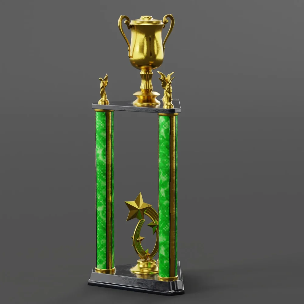 Triple Column Trophy