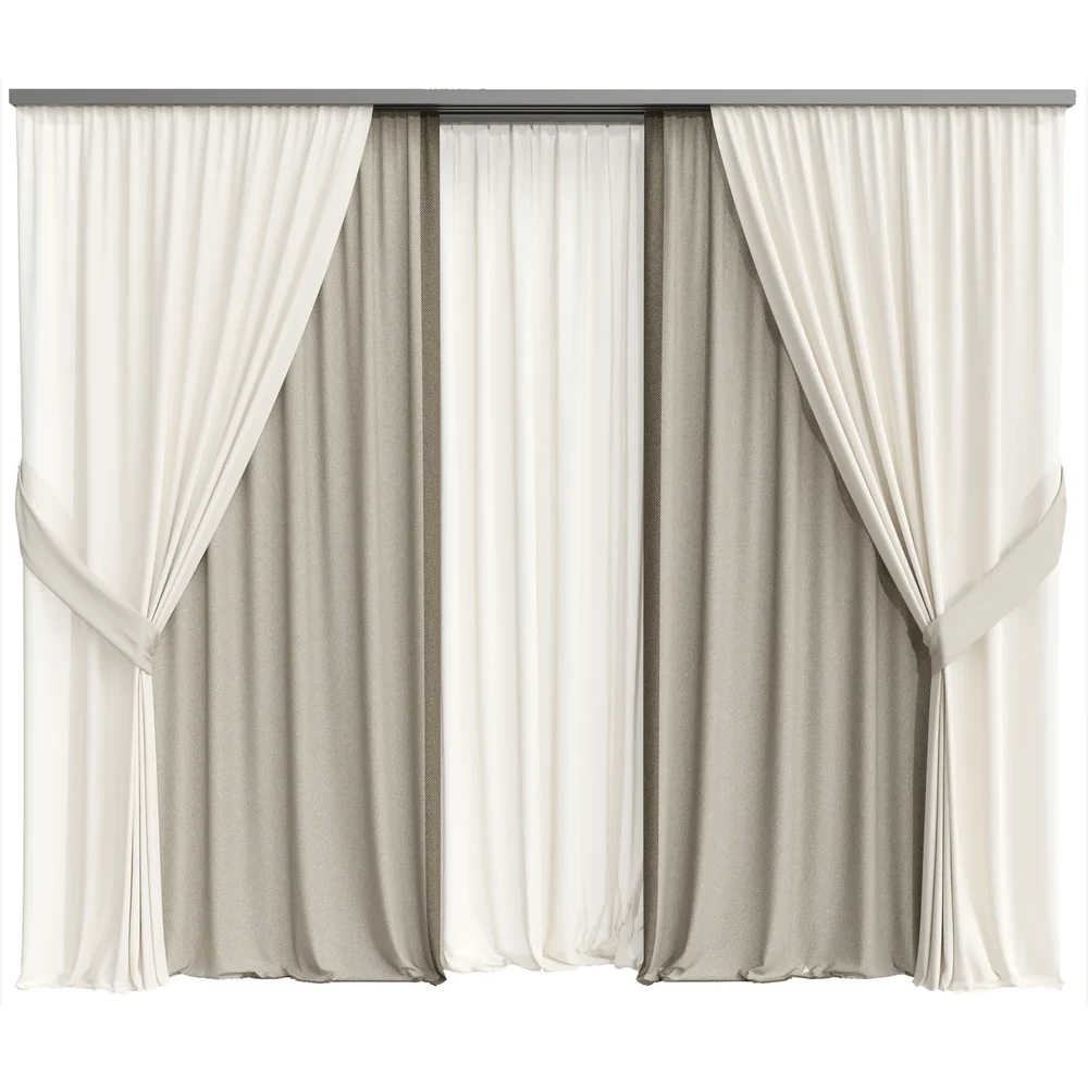 Mi Silk And Cotton Curtain Set