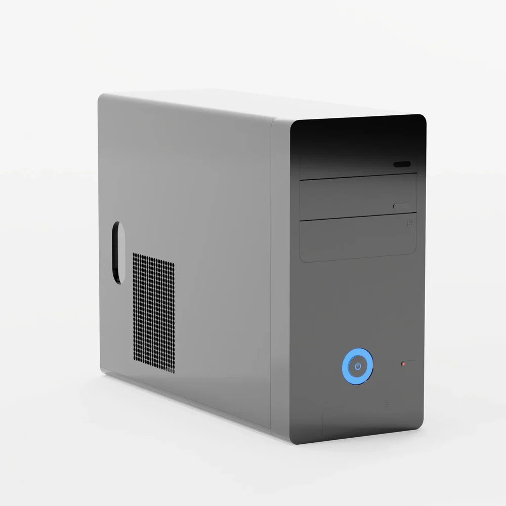 Black Office Computer Pc