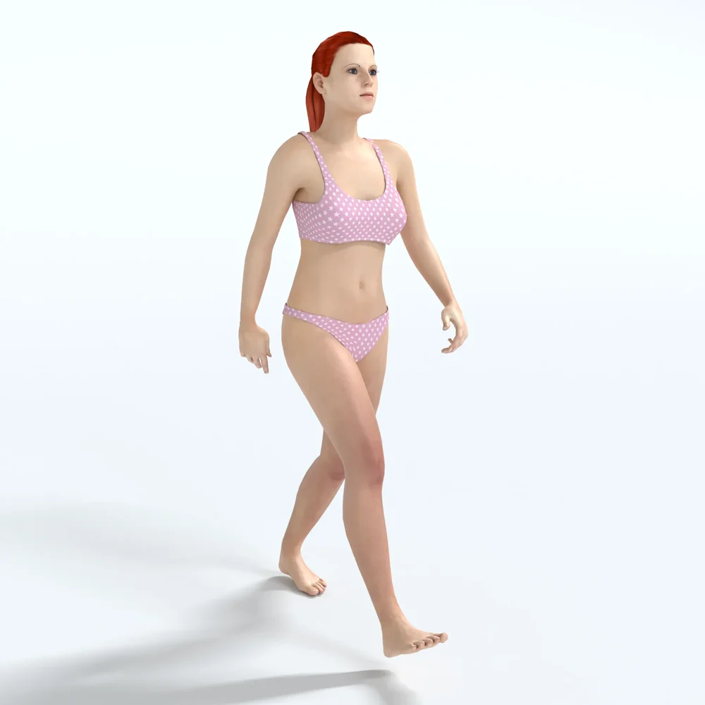 Lara Character Animated