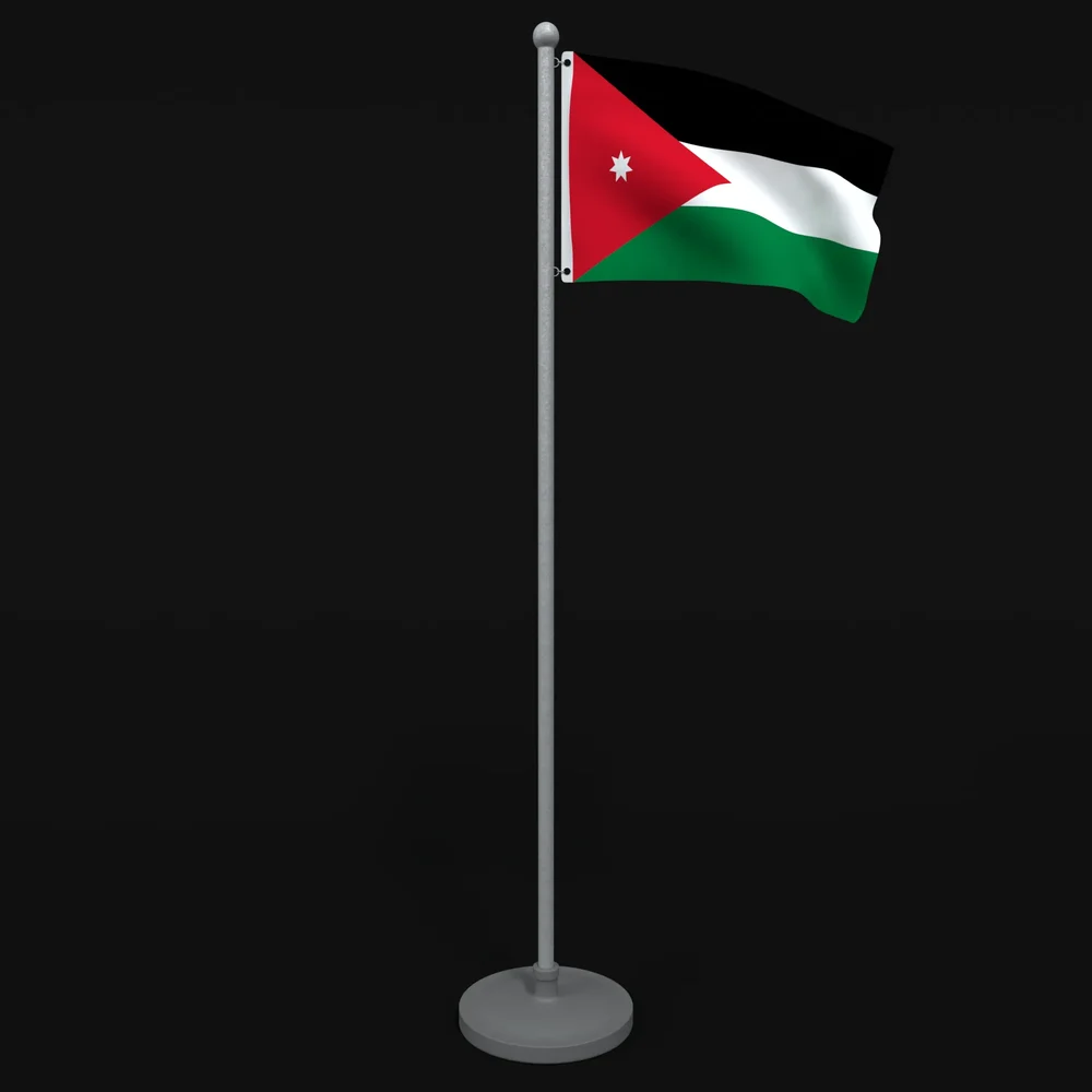 Animated Flag Of Jordan