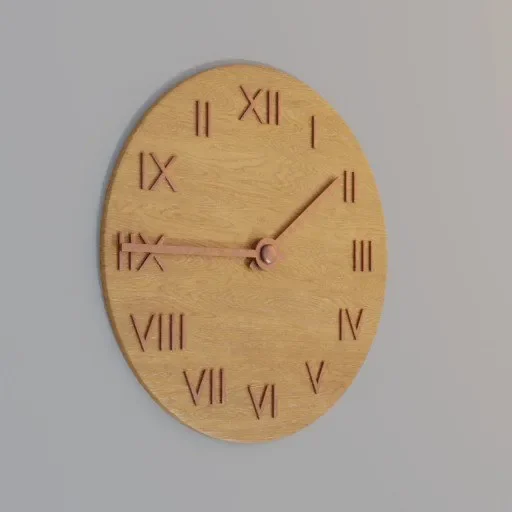 Big Wooden Clock