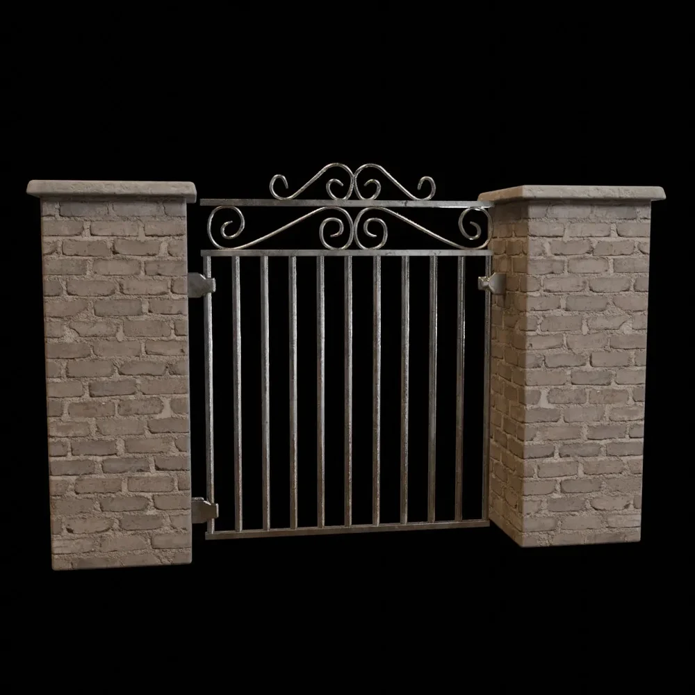 Metal Garden Gate