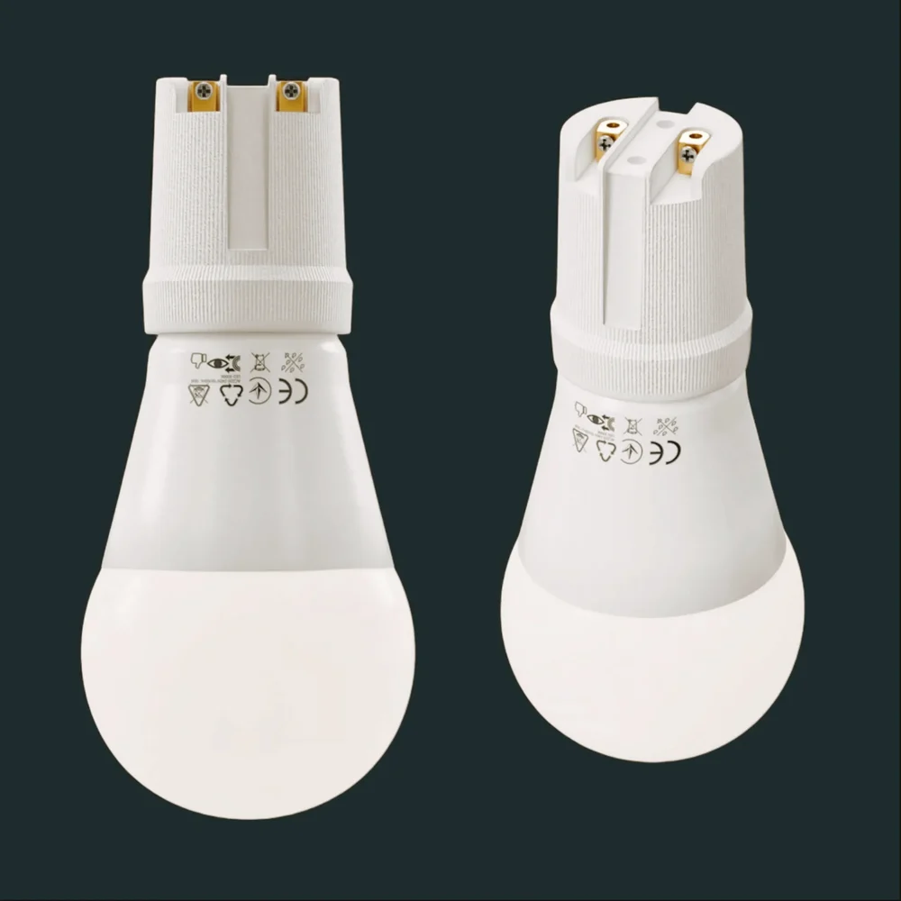 Led Bulb And Porcelain E27 Lamp Holder