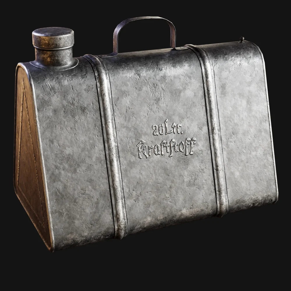 Ww2 Triangular 20l German Fuel Can