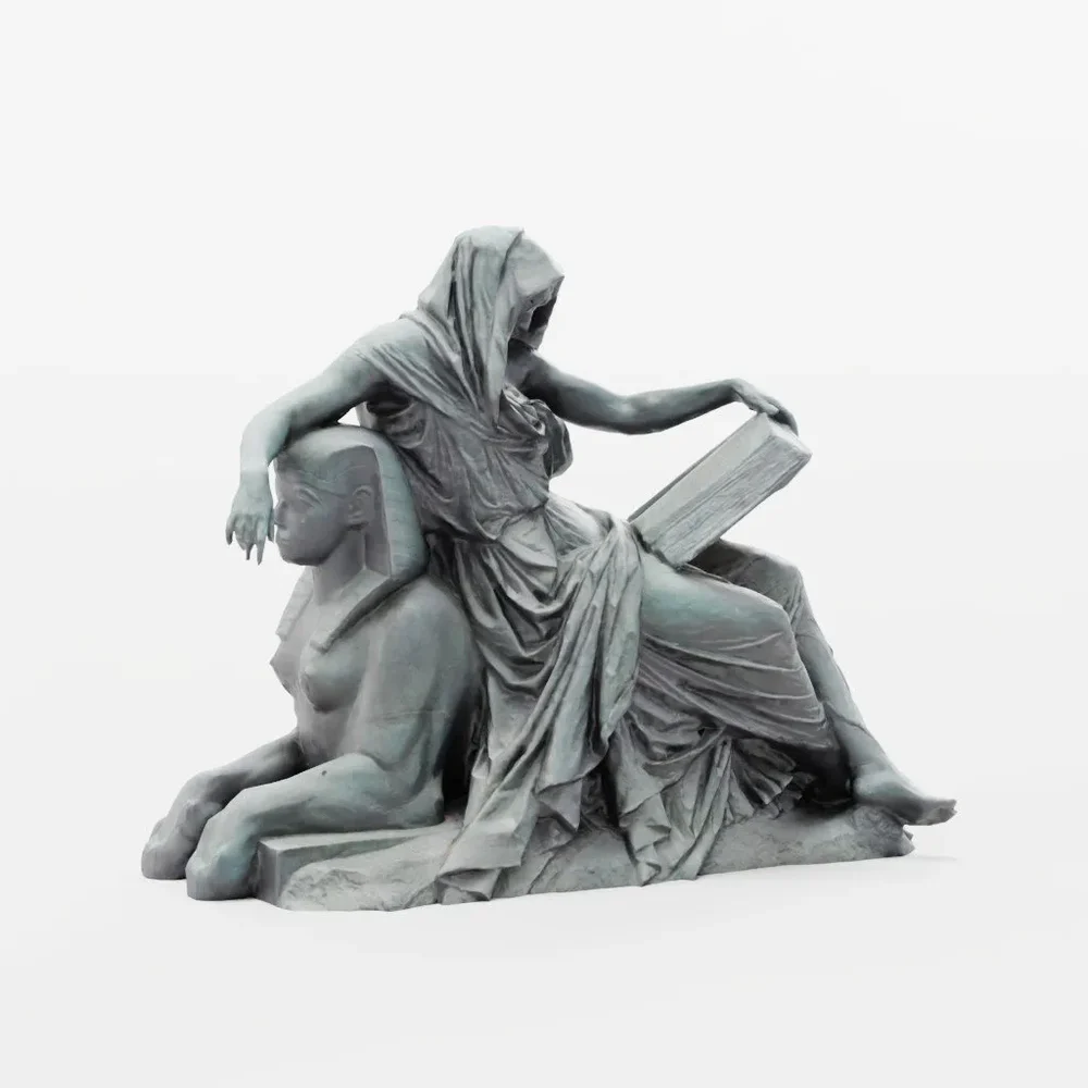 Reading A Book Of Ancient Greece Statue