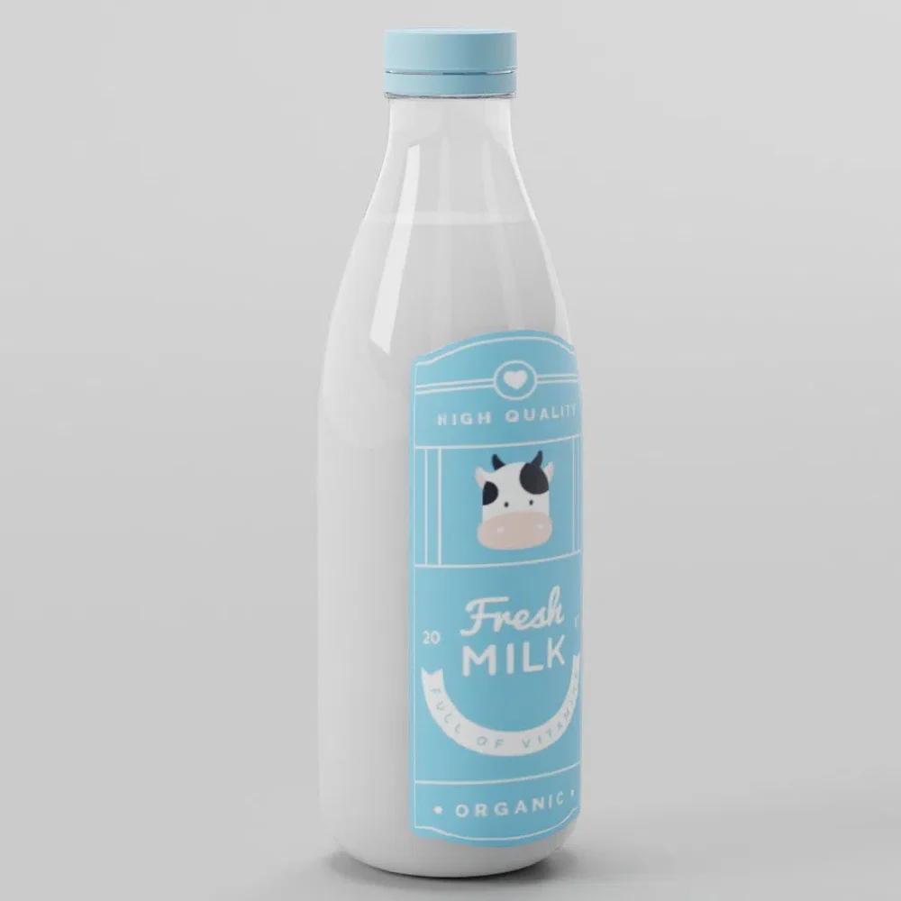 Organic Fresh Milk Bottle 1l