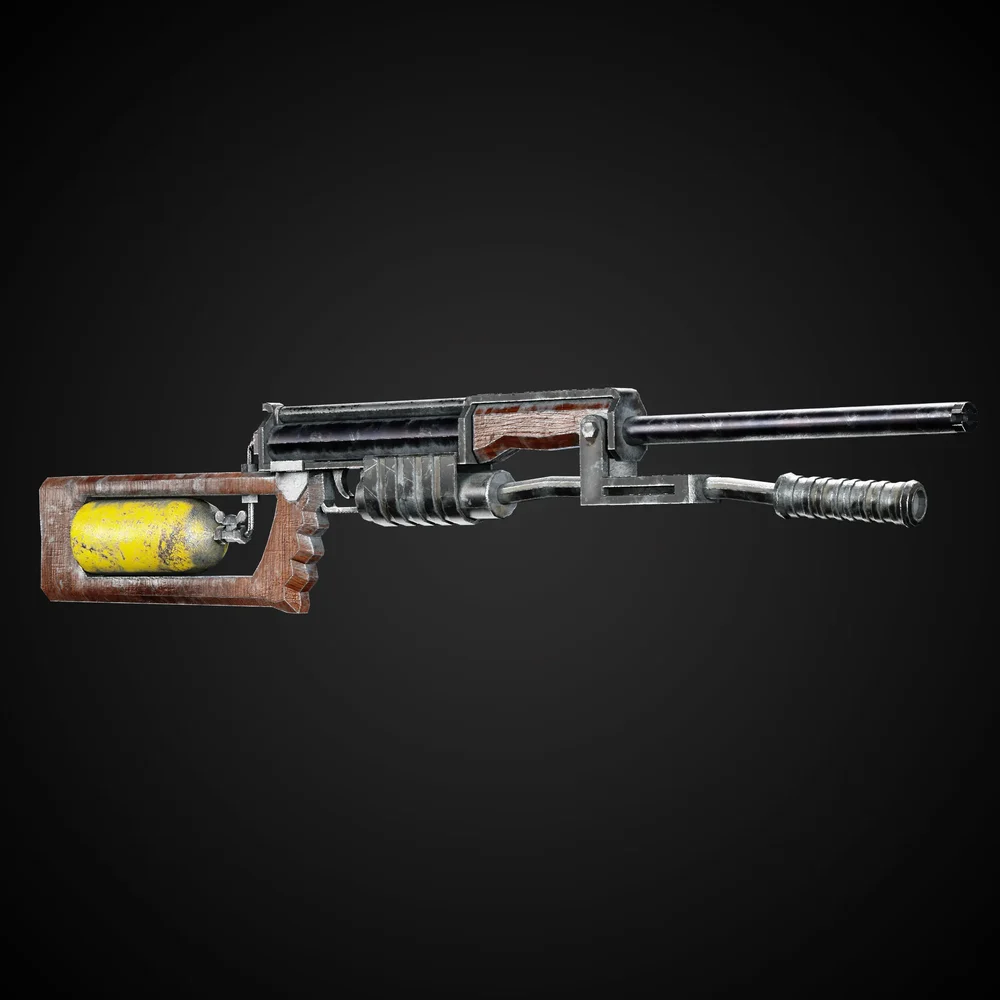 Apocalyptic Game-Ready Guns + 4k Textures | Blenderkit Series