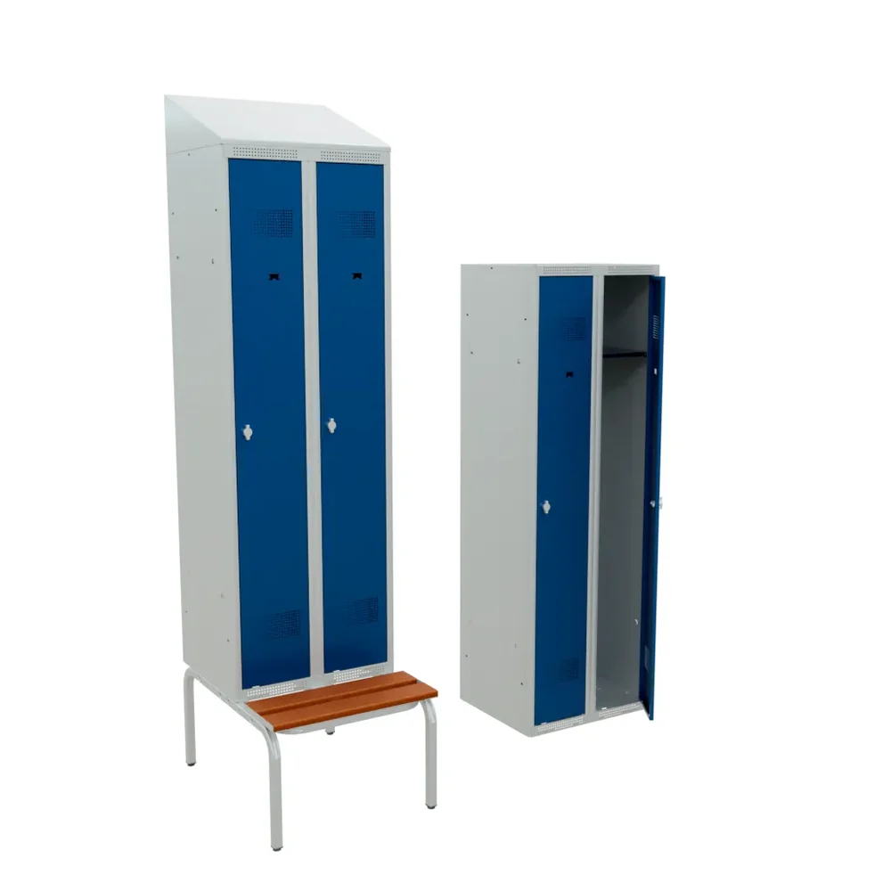 Simple Metallic Locker 300mm/2 Element