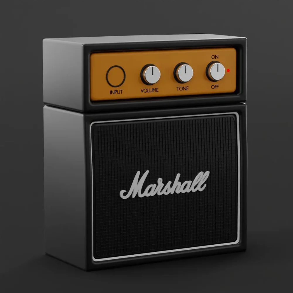 Cartoon Marshall Amplifer