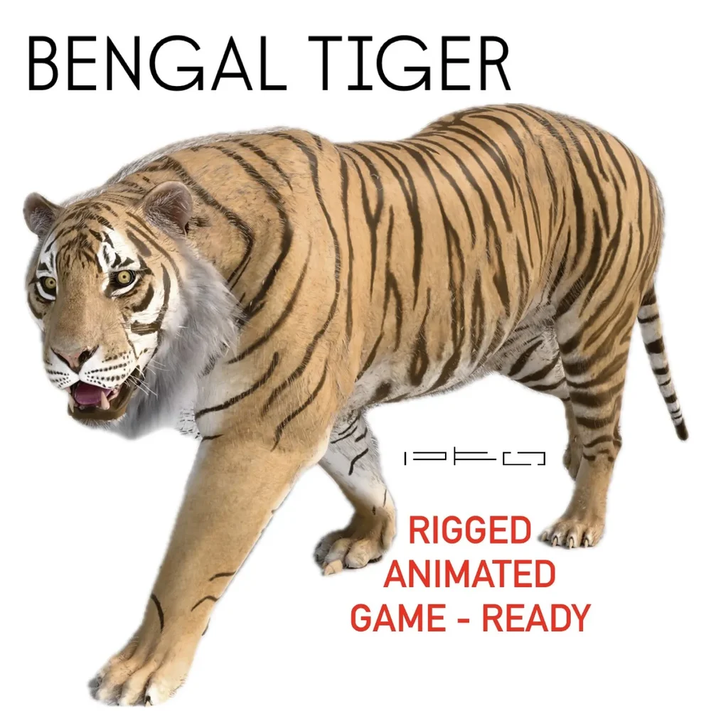 Realistic Bengal Tiger