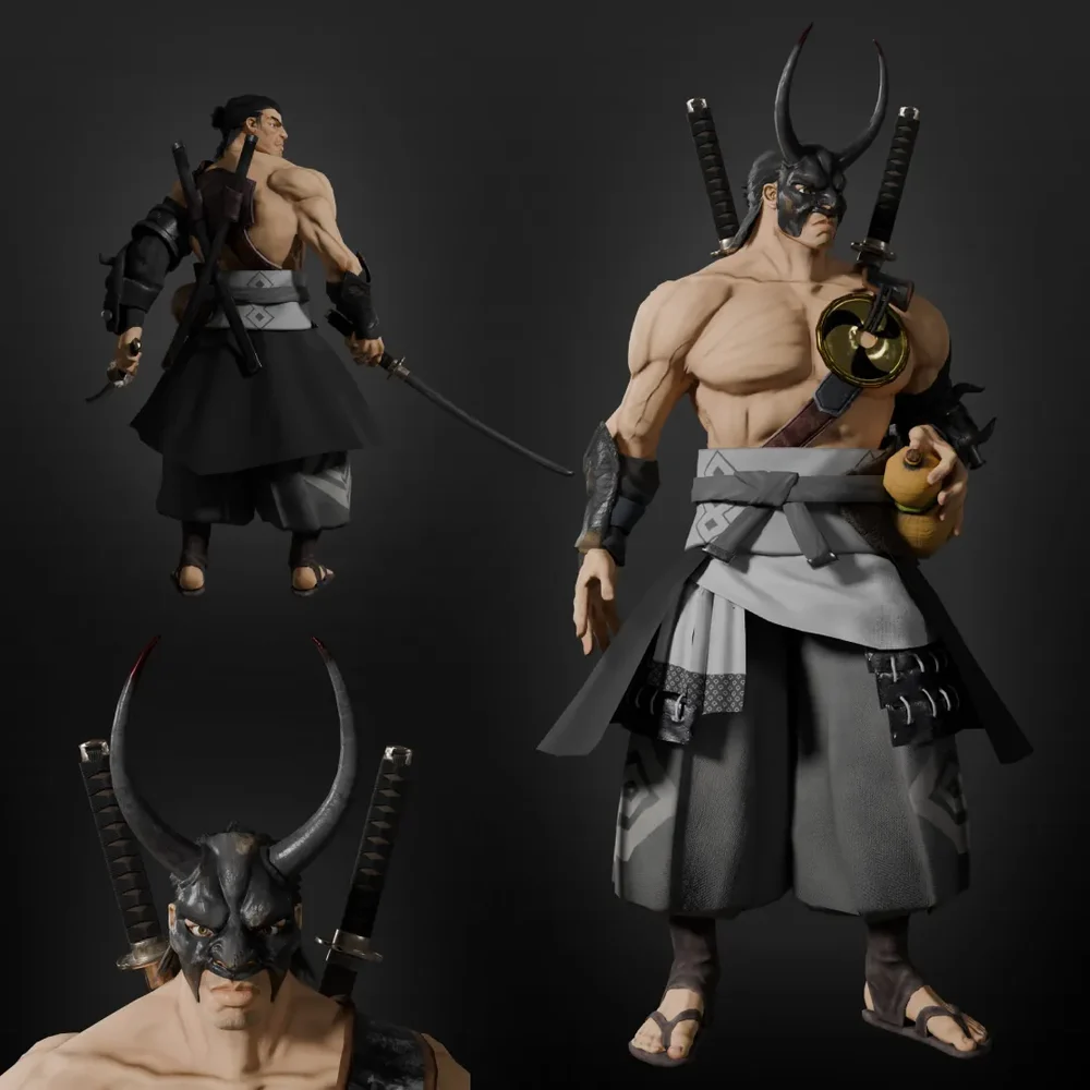 Ronin Animated Rigged