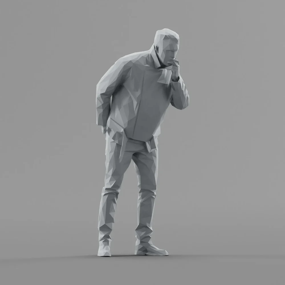 Lowpoly Male Standing
