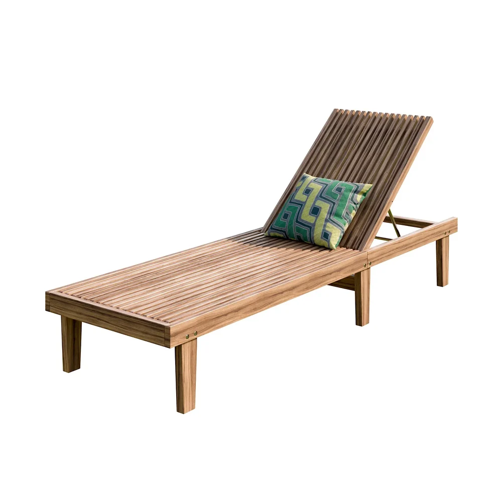 Wooden Chaise Lounge