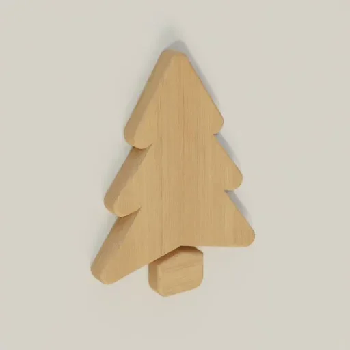Pine Tree Wall Decor 22 X 30 X 2