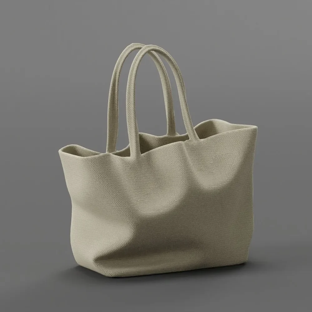 Rough Fabric Tote