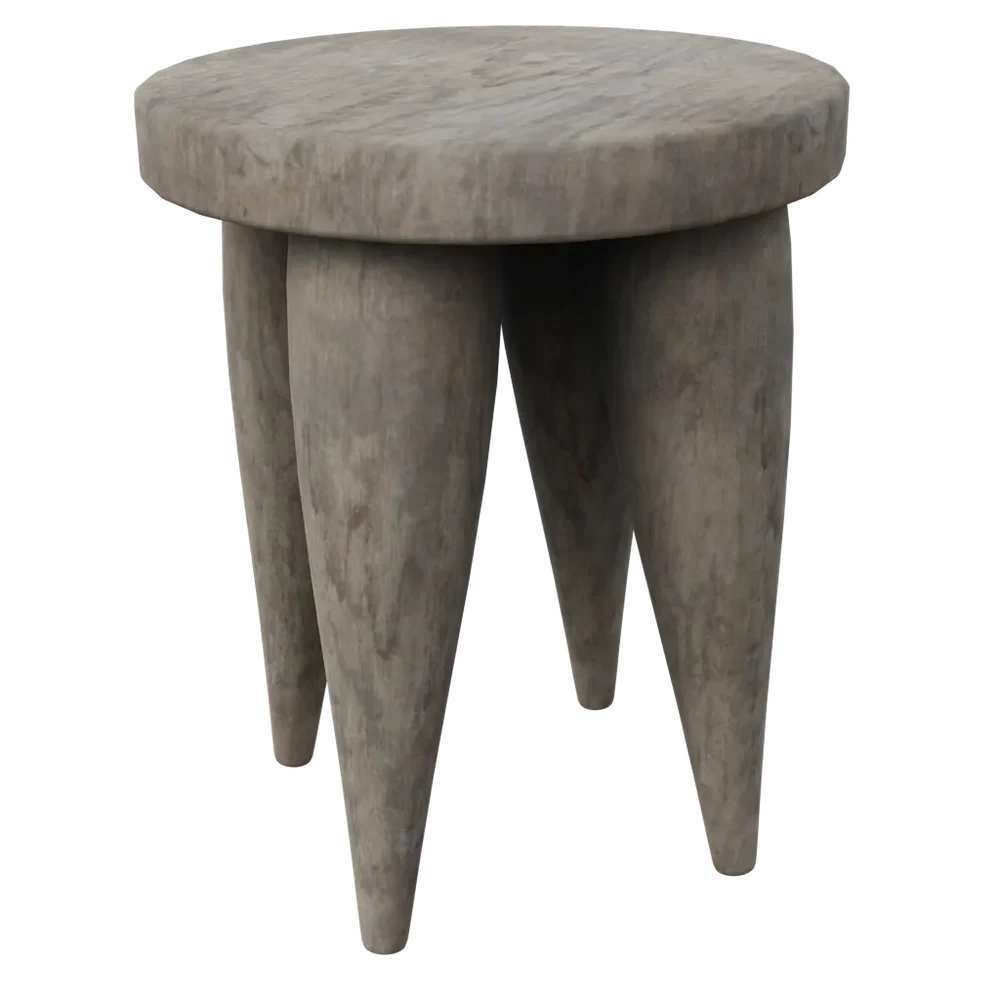 Senofo White Stool