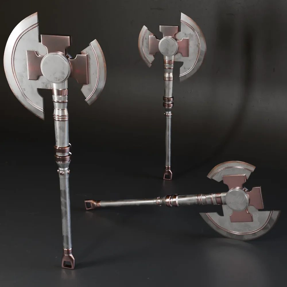 Mk Axe Lowpoly-012