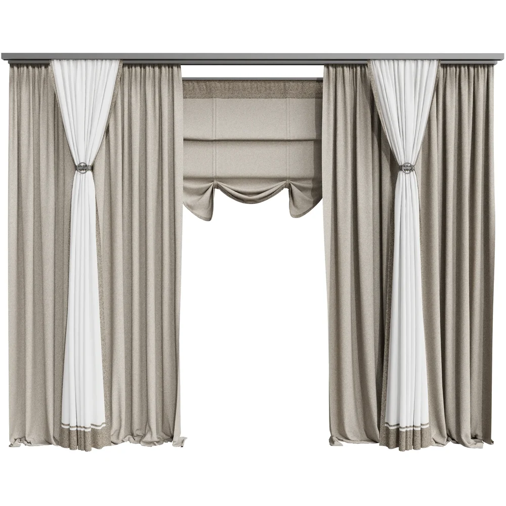 Mi Silk And Cotton Curtain Set