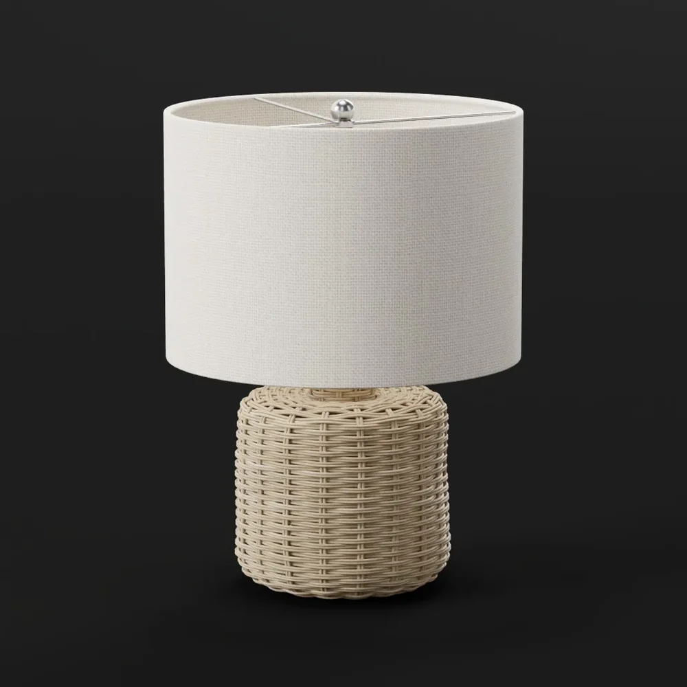 Rattan Table Lamp