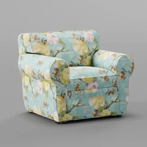 Floral Modern Armchair 4