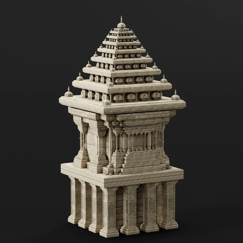 The Ancient Temple №1 In India