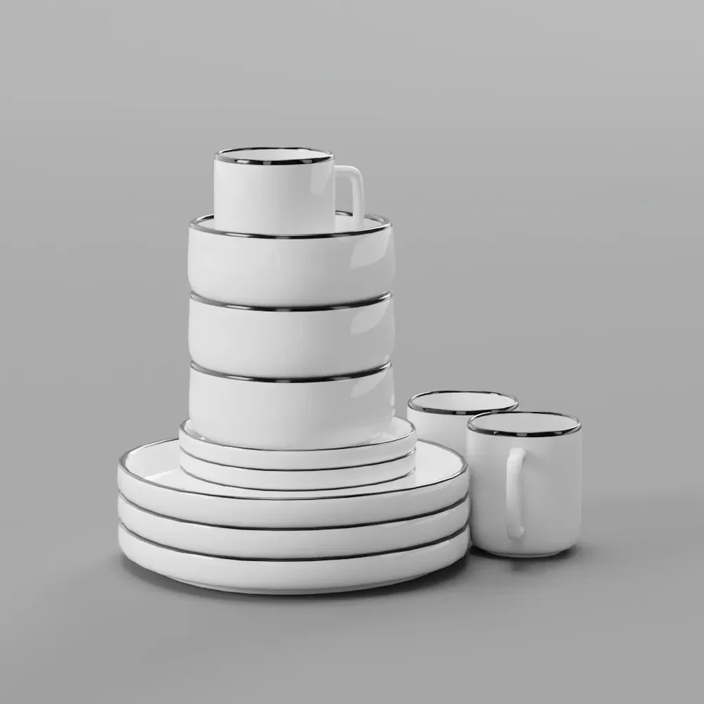 model: Zuma Dinnerware White Set