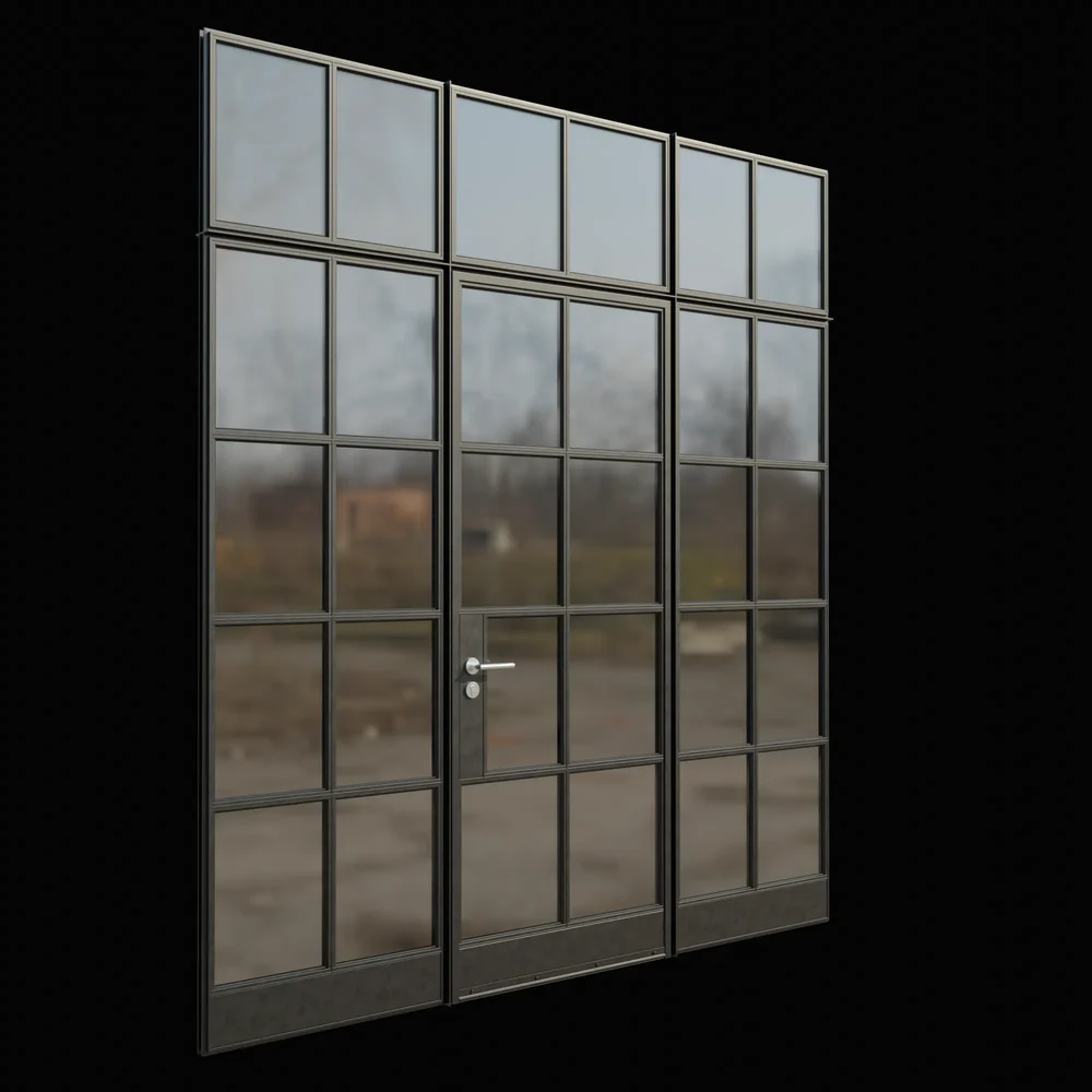 Door Glass Metal