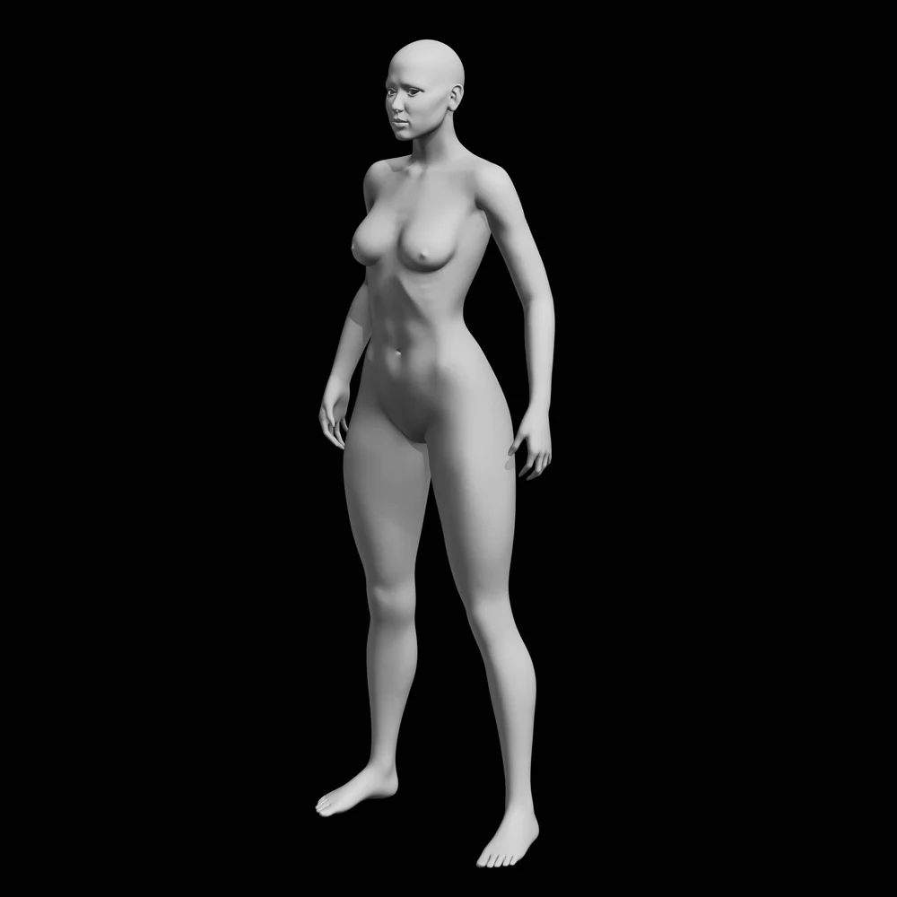 Female Full Body - Detailed