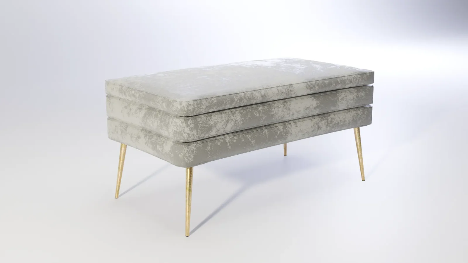 Elegant Velvet Bench