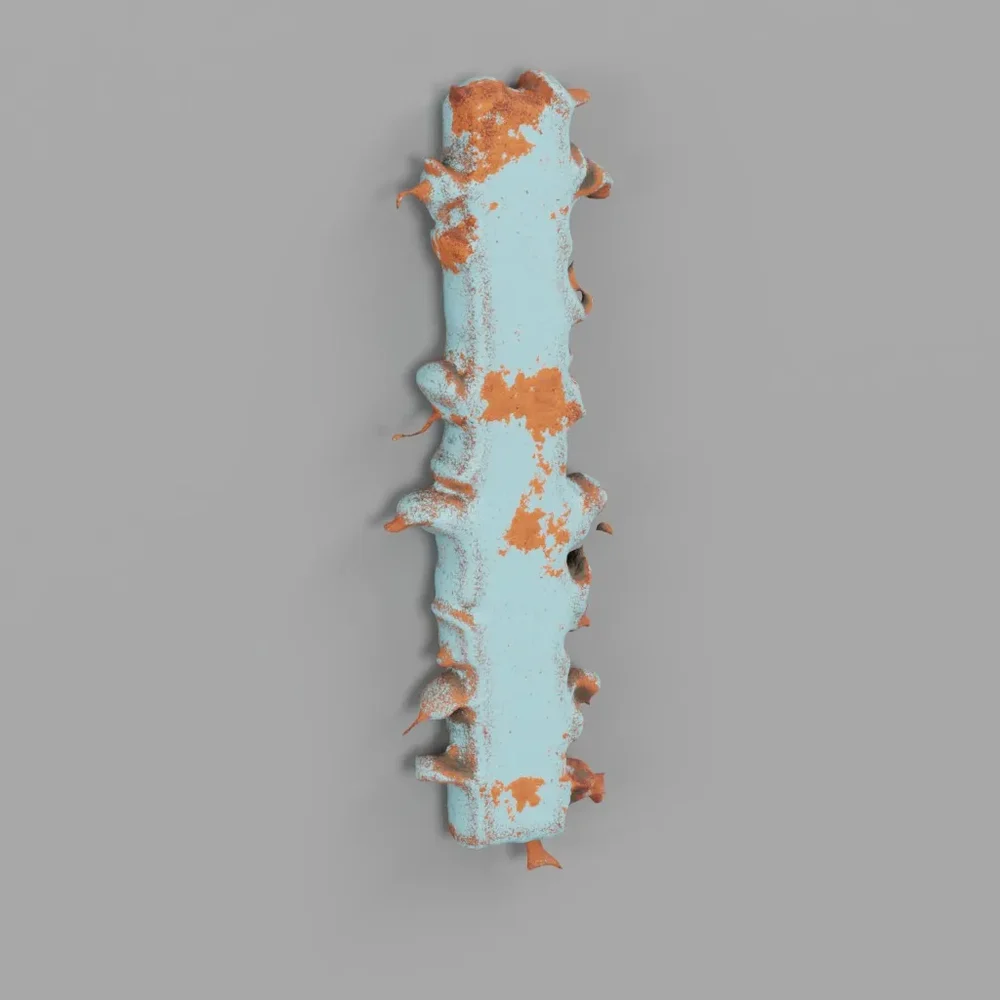 Rough Metal Letter I