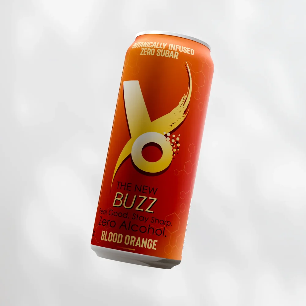 Blood Orange Beverage Can