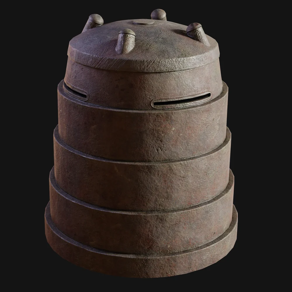Maginot Line Observation Bell Rusty