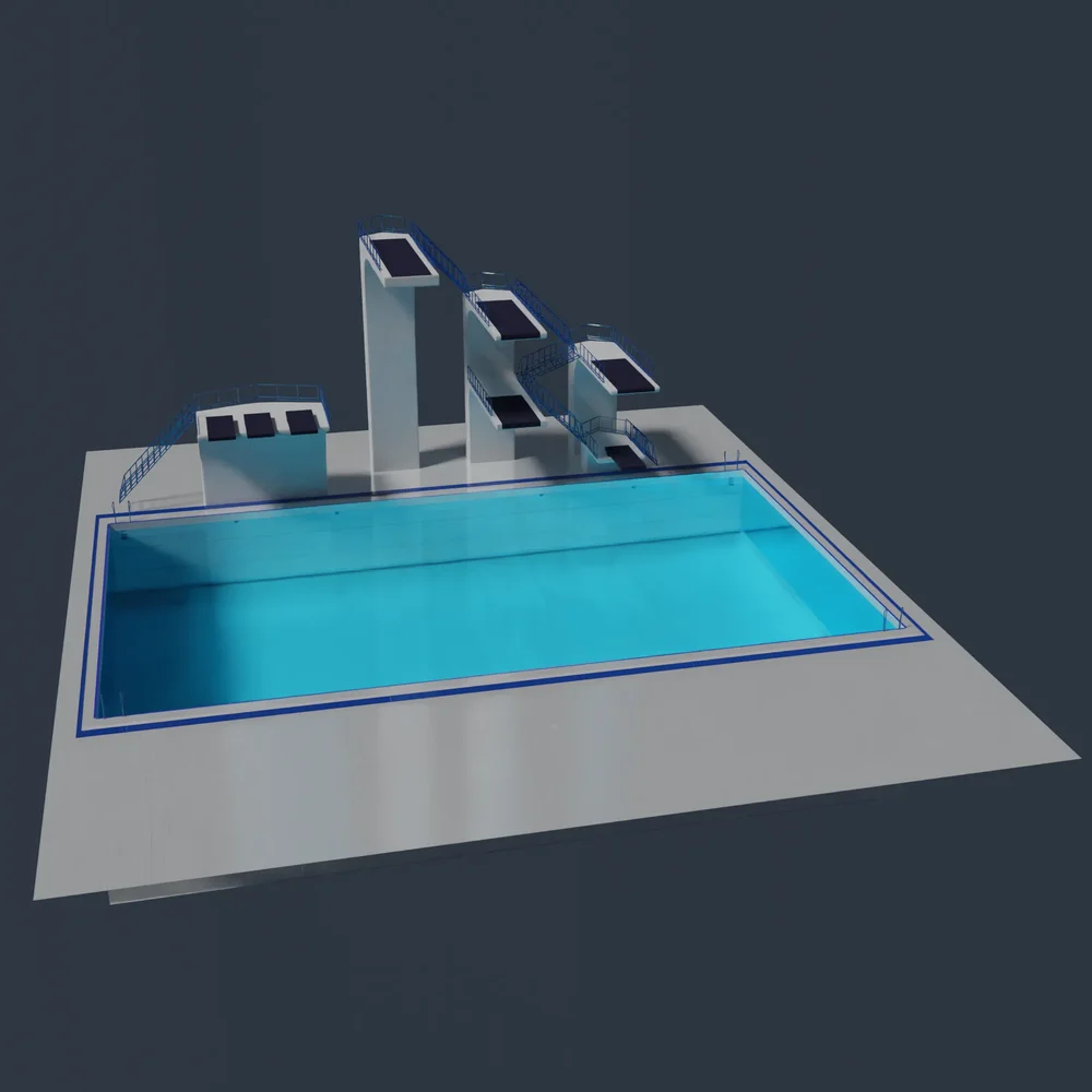 Diving Boards And Plunge Pool