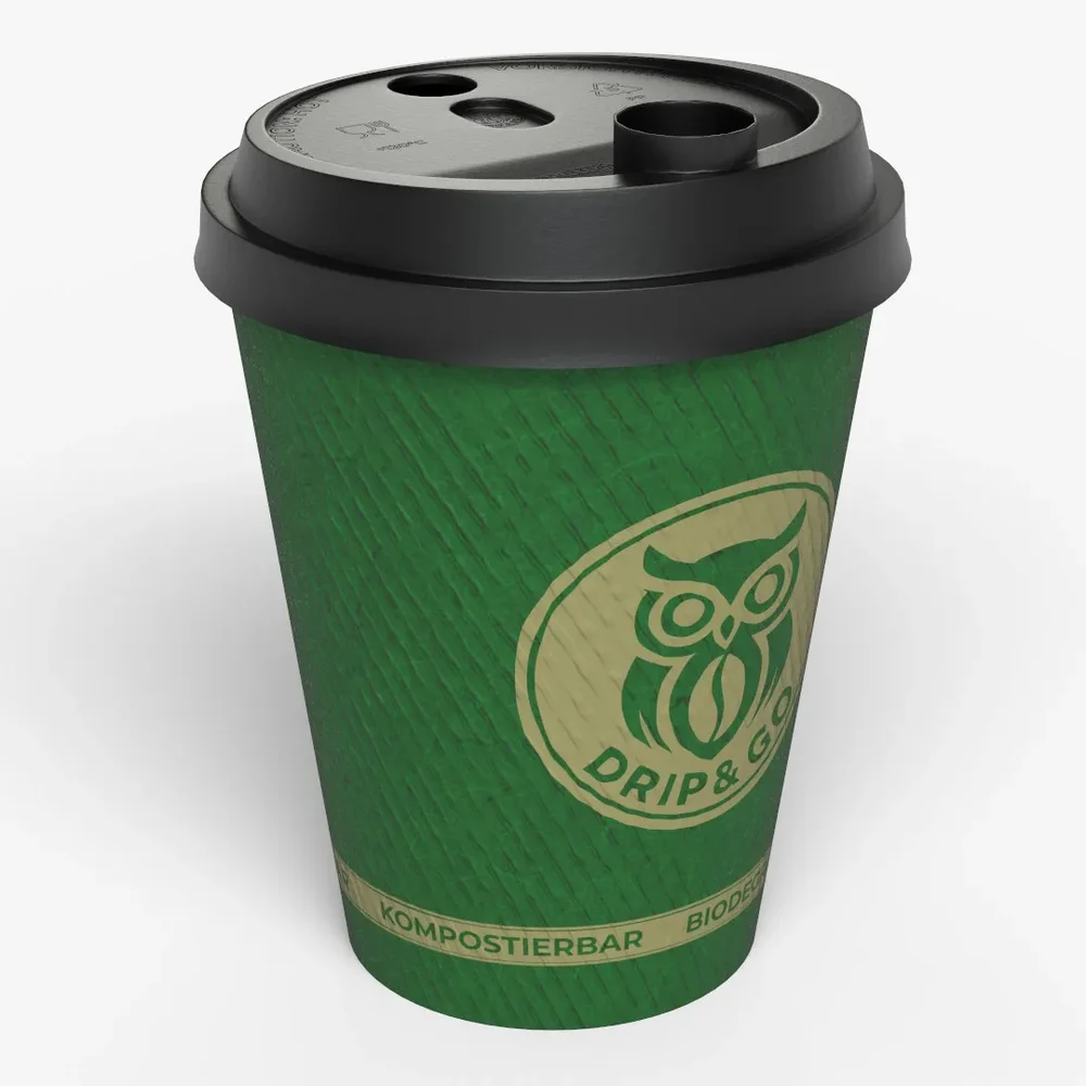 Coffee To Go Paper Cup Green