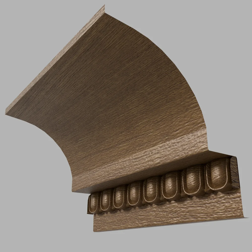 Oak Bead Coving