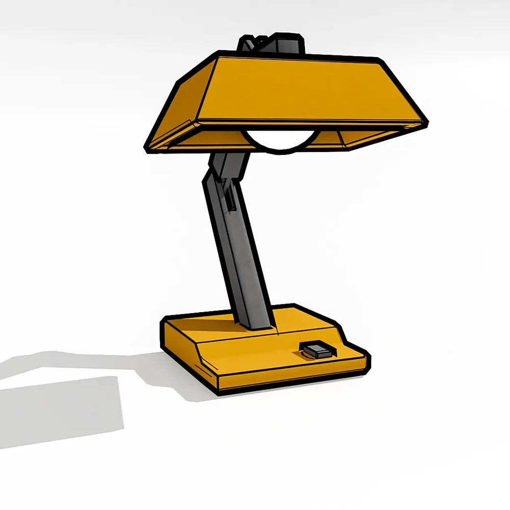 Desk Lamp - Cartoon Style