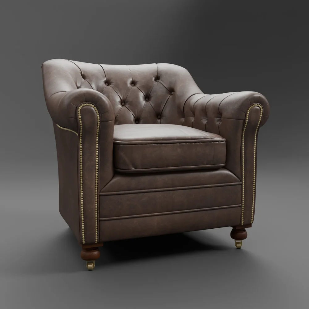 Sandringham Leather Club Chair