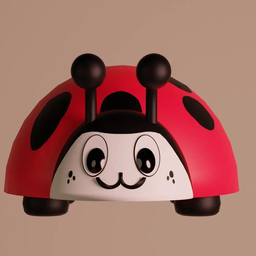Ladybug Red Cube Animal