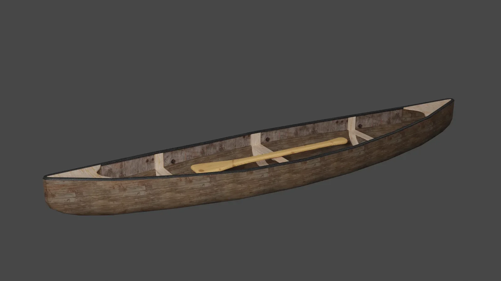 Wooden Canoe