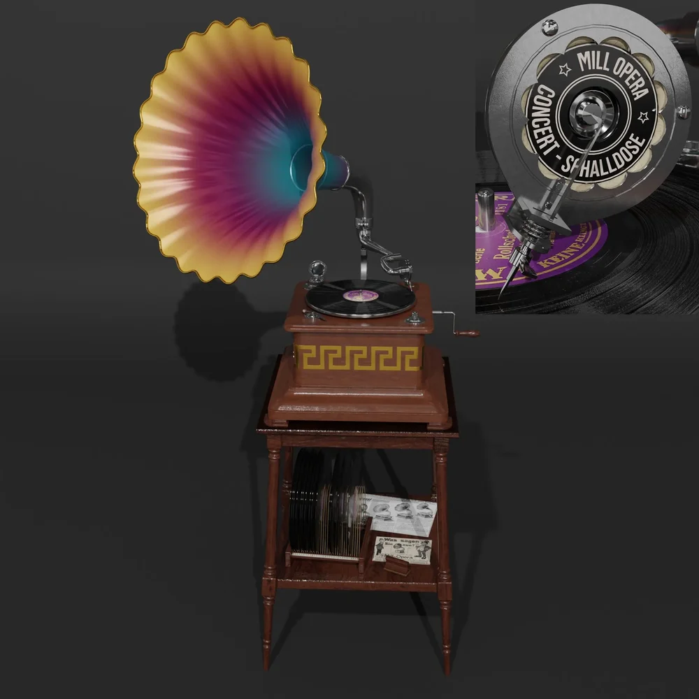 Mill Opera Gramophone