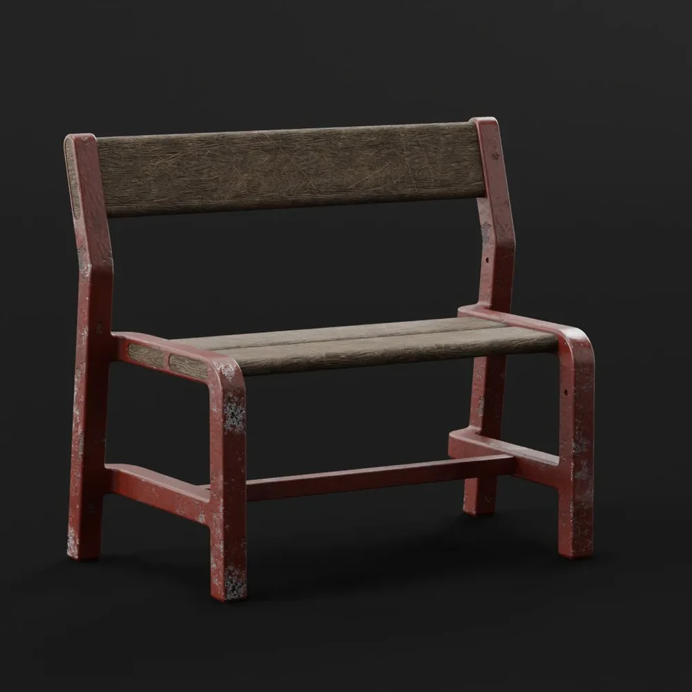 Old Childrens Bench