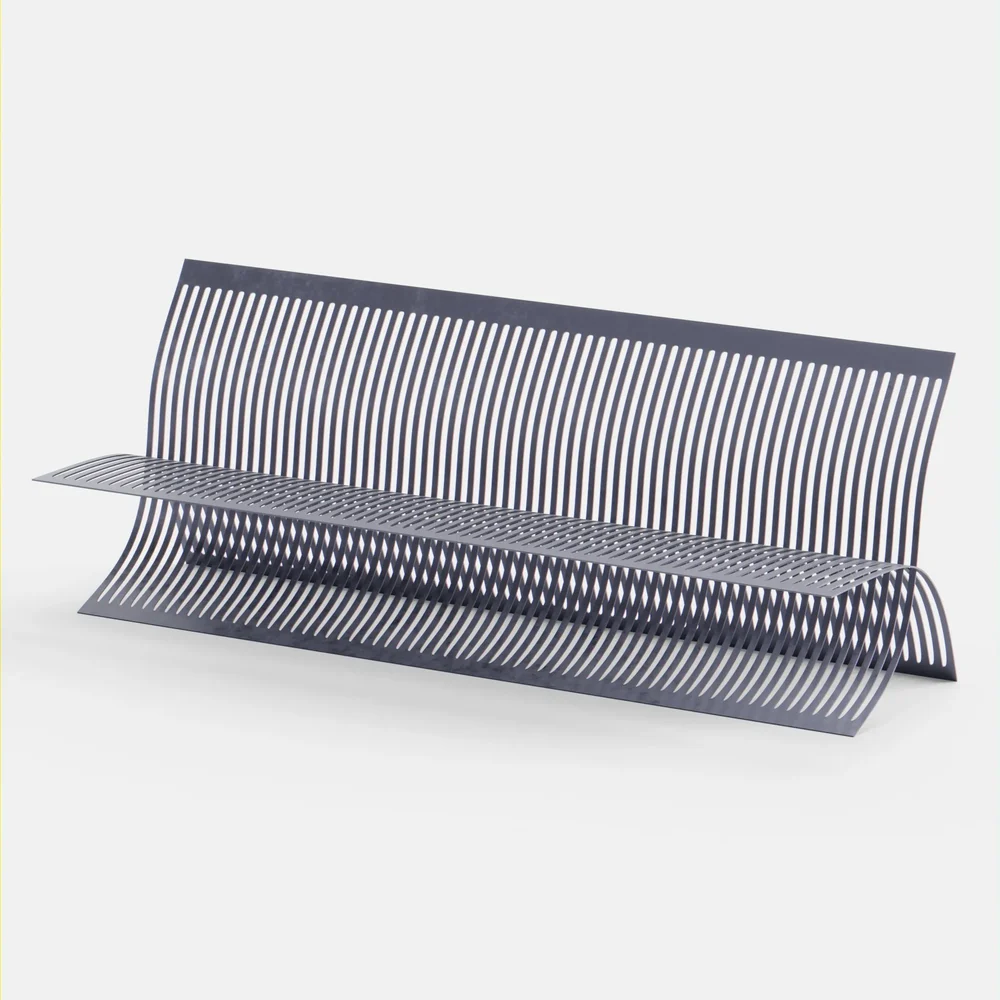 Exterior Procedural Metal Bench