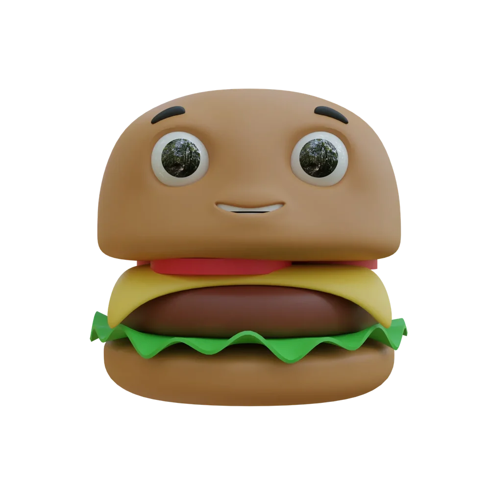 Burger Mascot Character