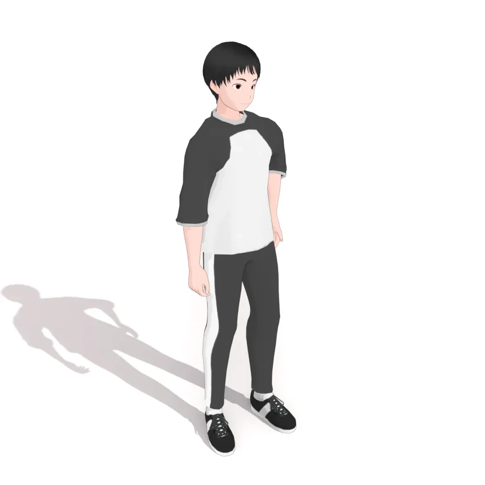 Stylized Young Man