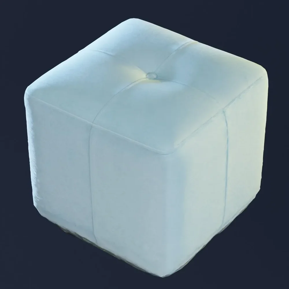Green Square Ottoman